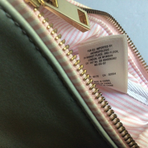 ANTHROPOLOGIE PASTEL FAUX LEATHER BRIDESMAID ZIPPERED POUCH CARD CASE - Picture 10 of 12